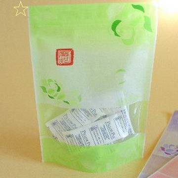 脫氧花朵鏤空-站立夾鏈袋