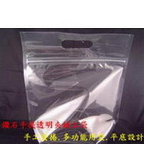 全透明-鑽石型&nbsp;手提夾鏈立袋
