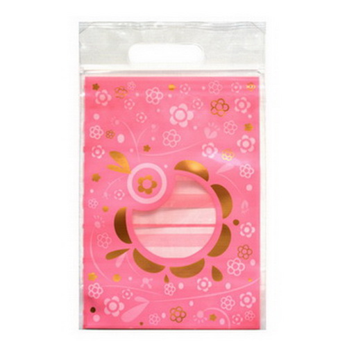 花語PP手提折角袋-粉色