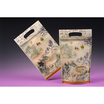 紙質開窗站立夾鍊袋