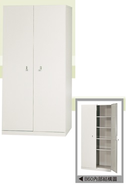 雙開門鋼製置物櫃TC-a1303