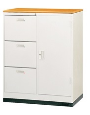 3尺三抽一門隔間櫃TC-a1018