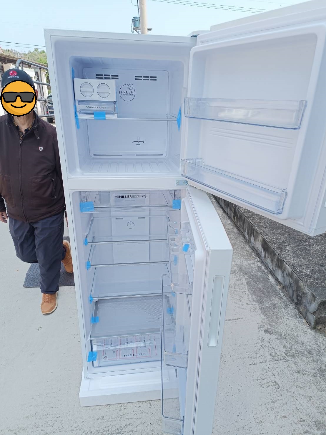 奇美中型新冰箱