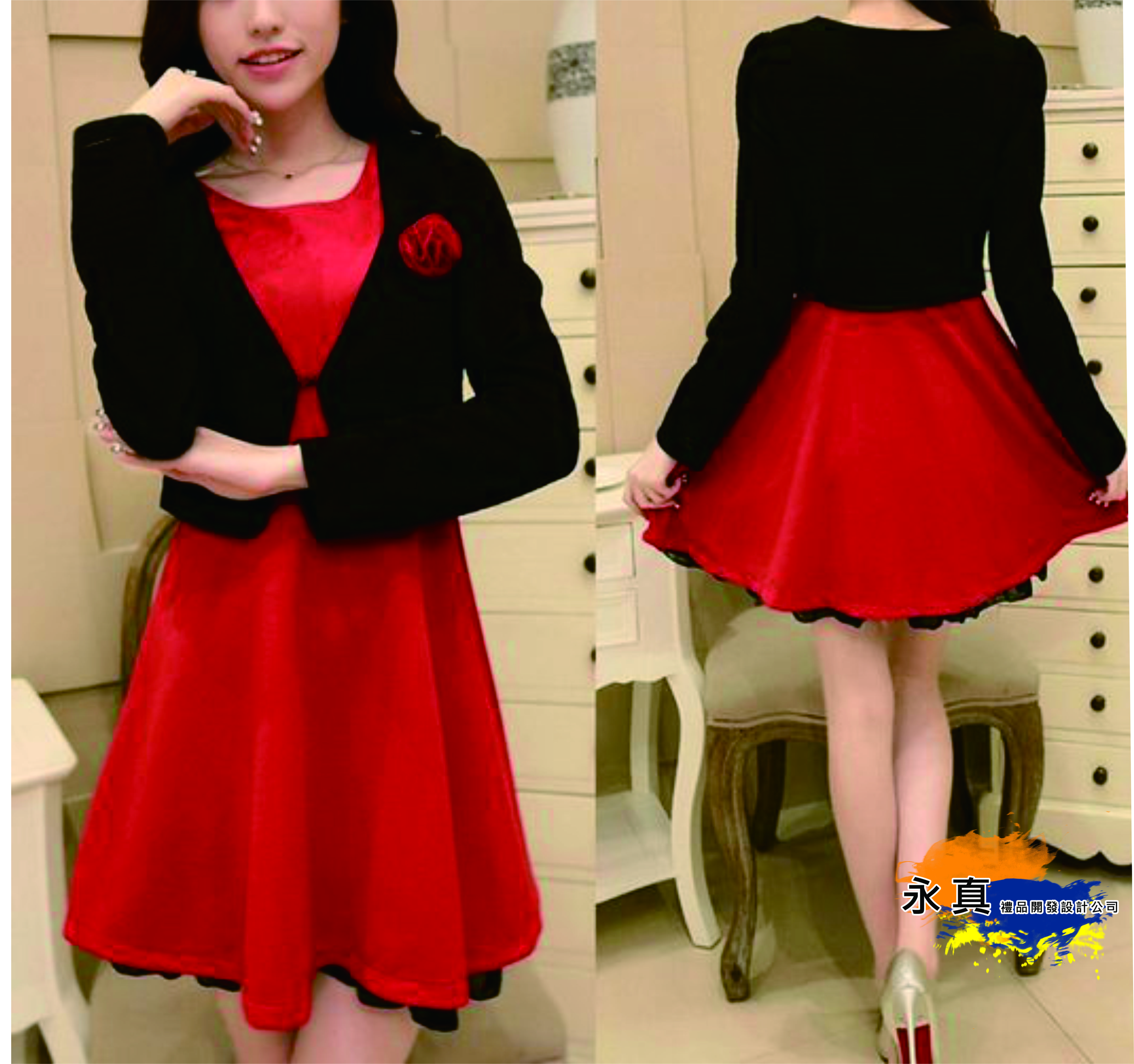 小外套可搭胸針