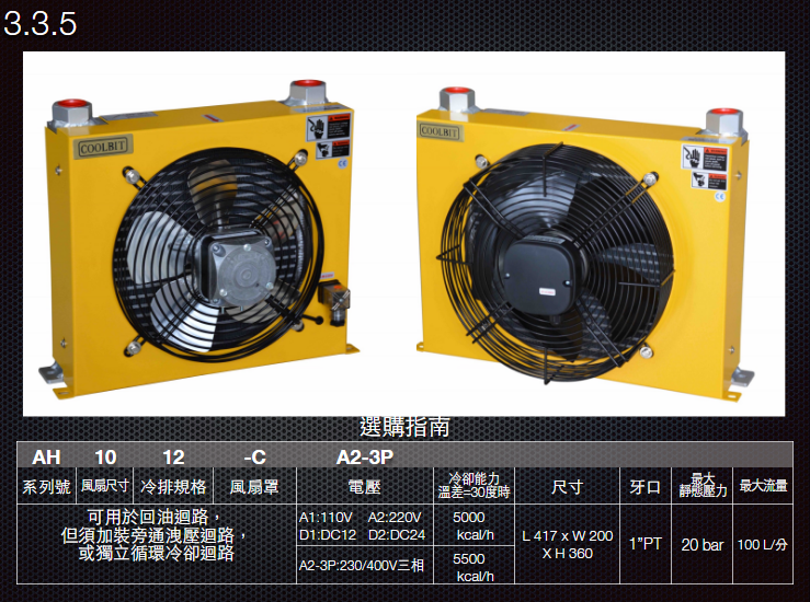 COOLBIT-AH1012-鋁合金冷卻器