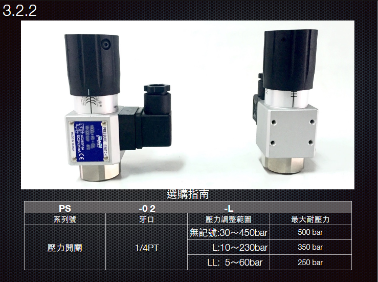 PS型壓力開關