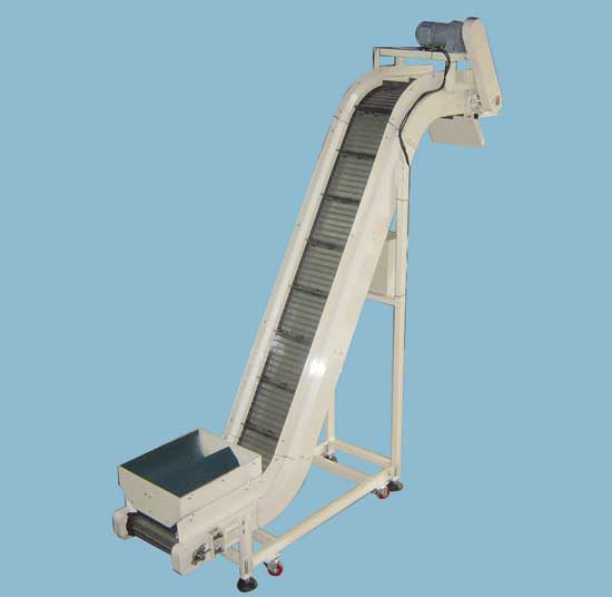 鐵帶輸送機附料斗