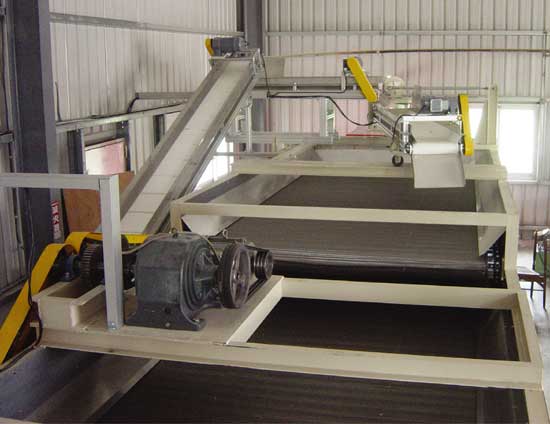 網覆式連續烘烤設備