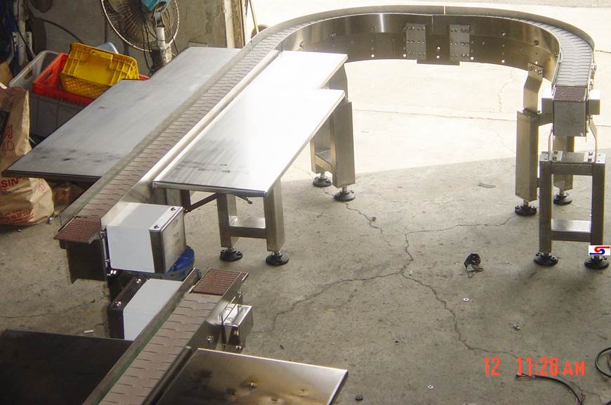 頂板鍊條U型轉彎輸送A