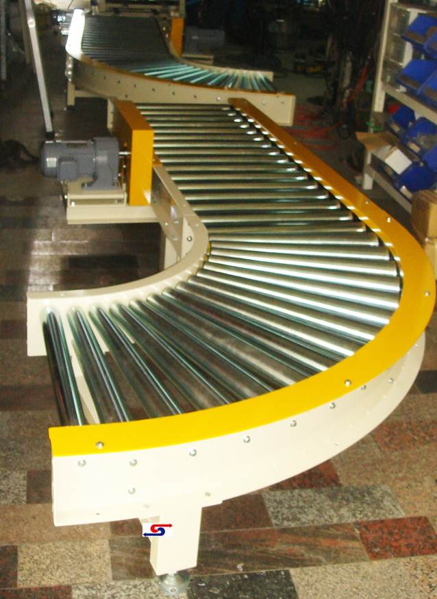 轉彎型滾筒輸送機