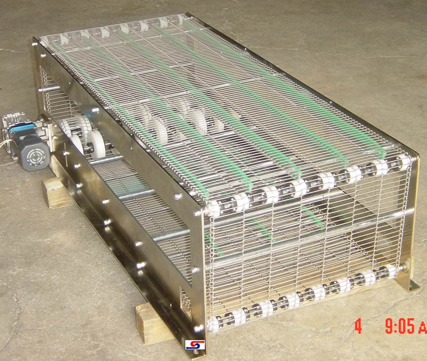 梯形網式輸送機