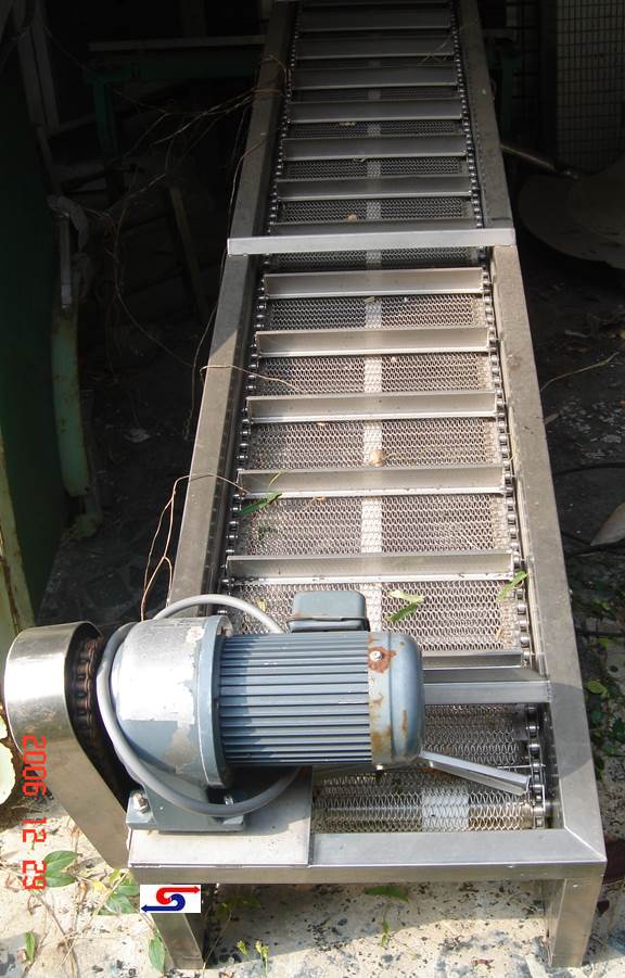 揚高鍊條網帶式輸送機