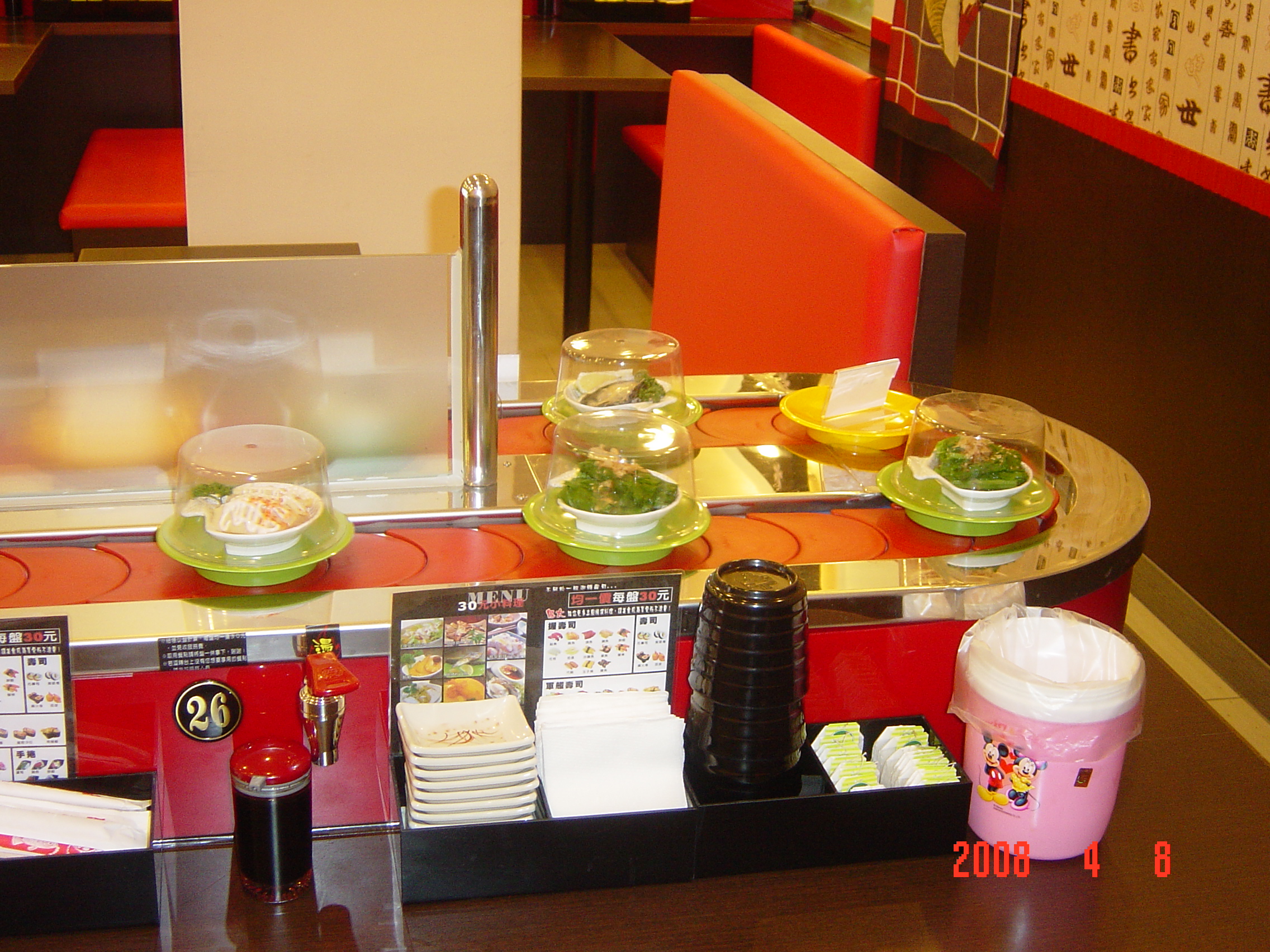 迴轉寿司餐飲輸送設備B