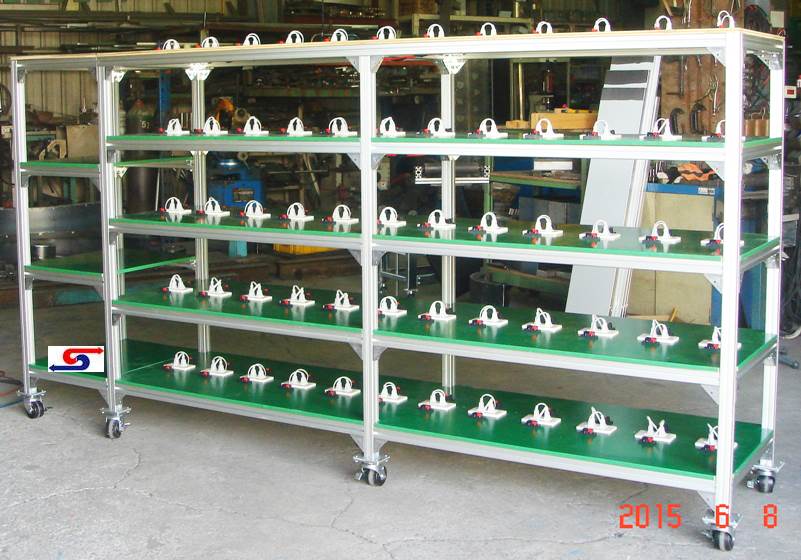 多層式供電測試架