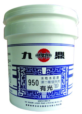 亮光型水性水泥漆