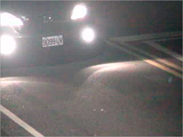 夜間全彩前車牌