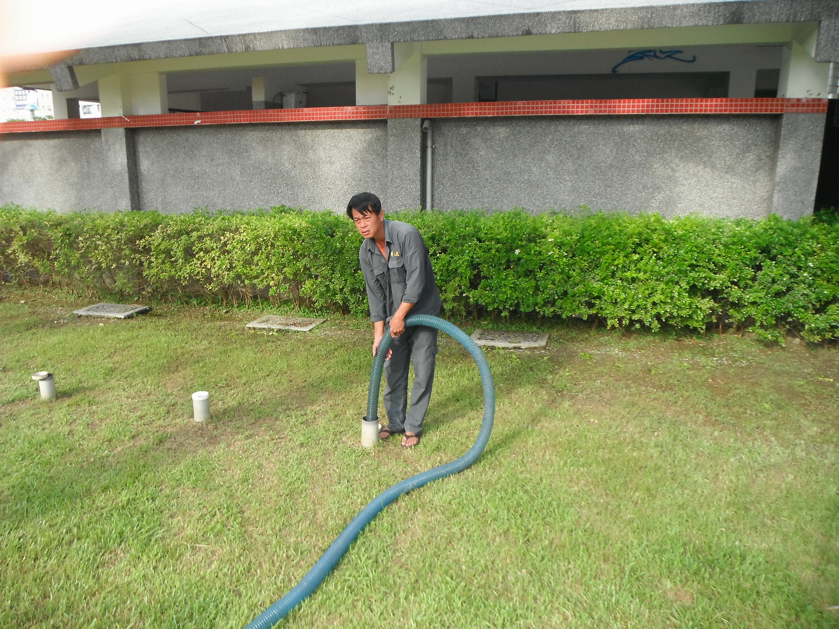 中正公園抽化糞池