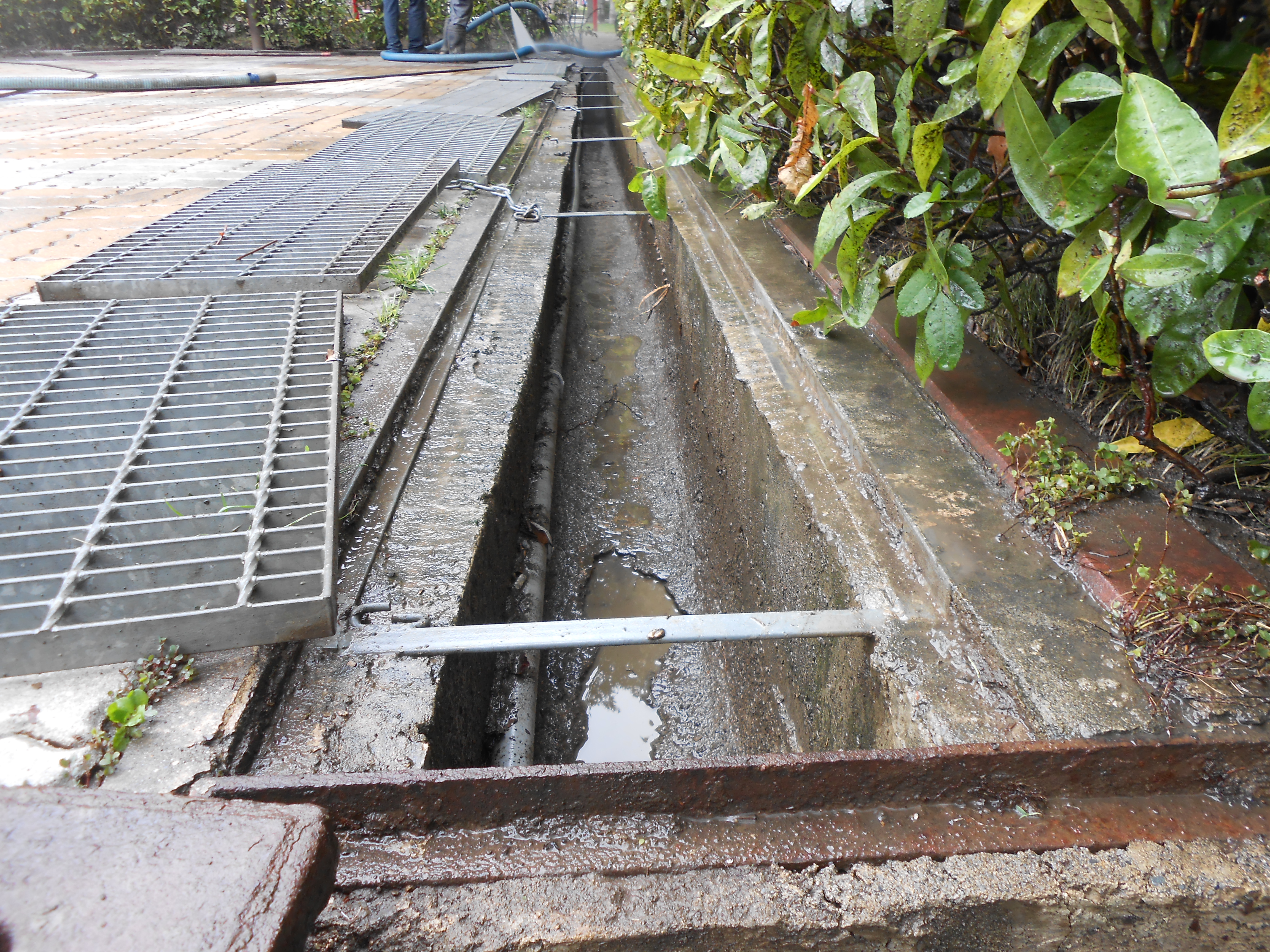 中正公園清洗水溝