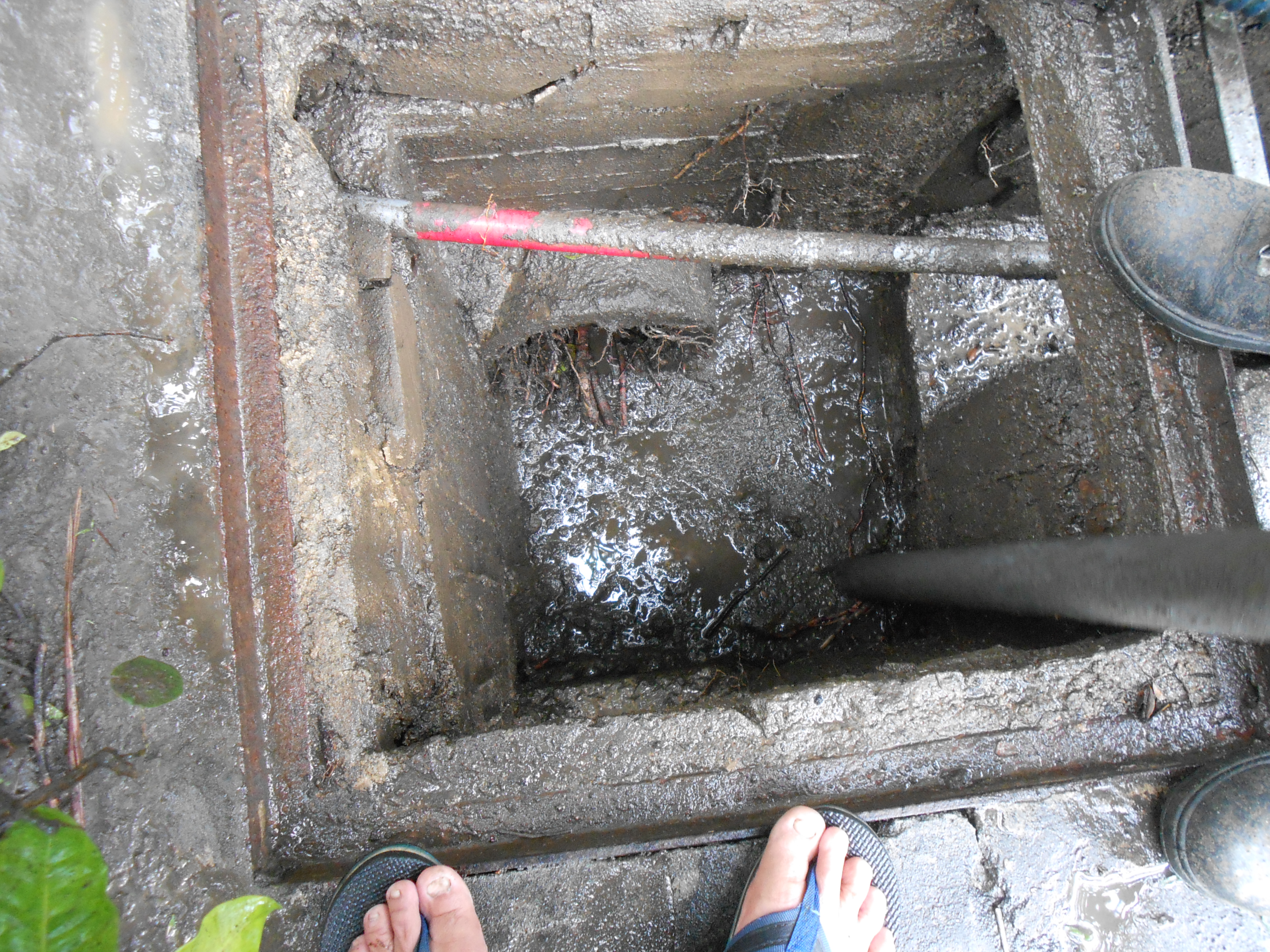 中正公園清洗水溝