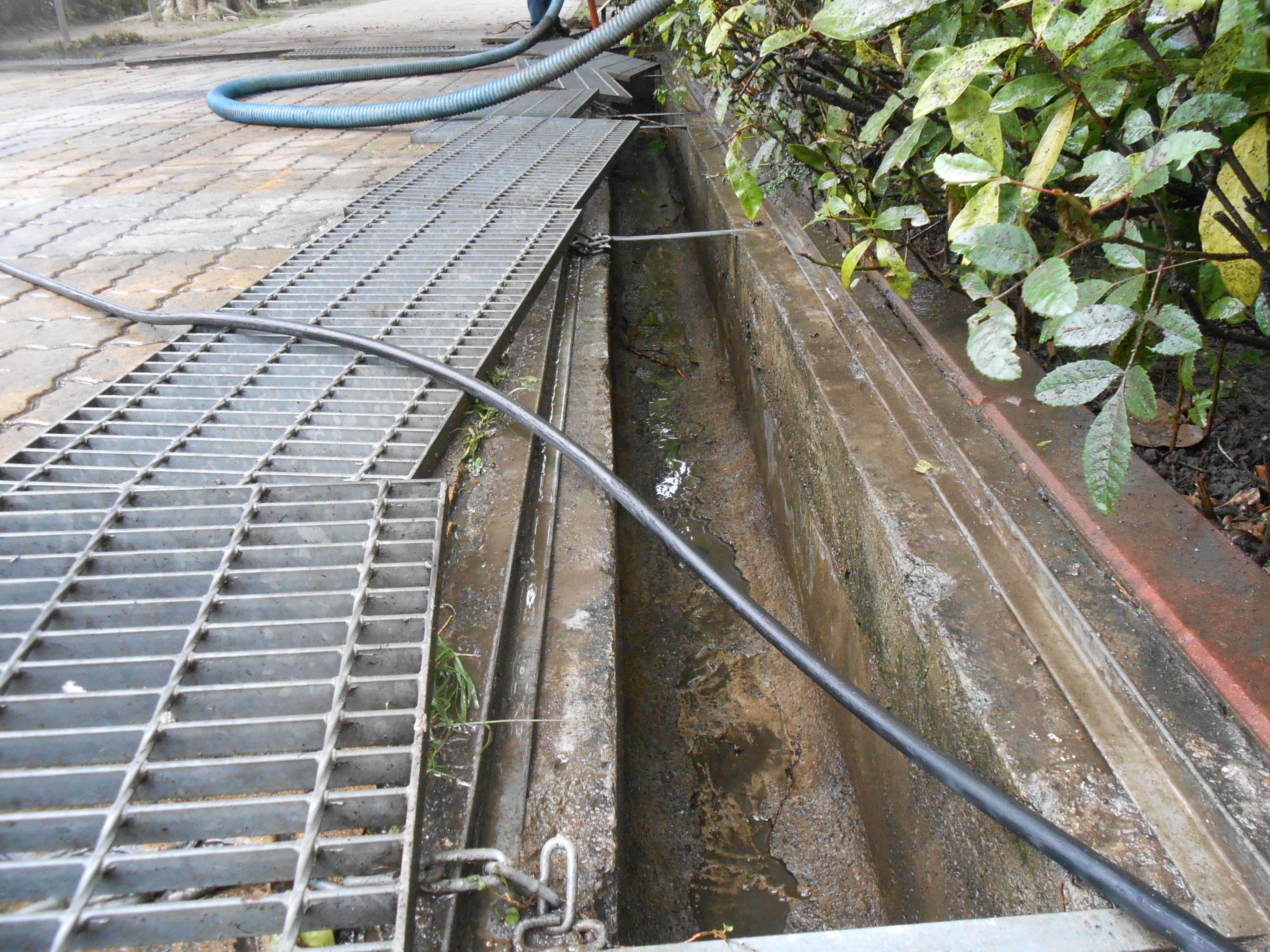 中正公園清洗水溝