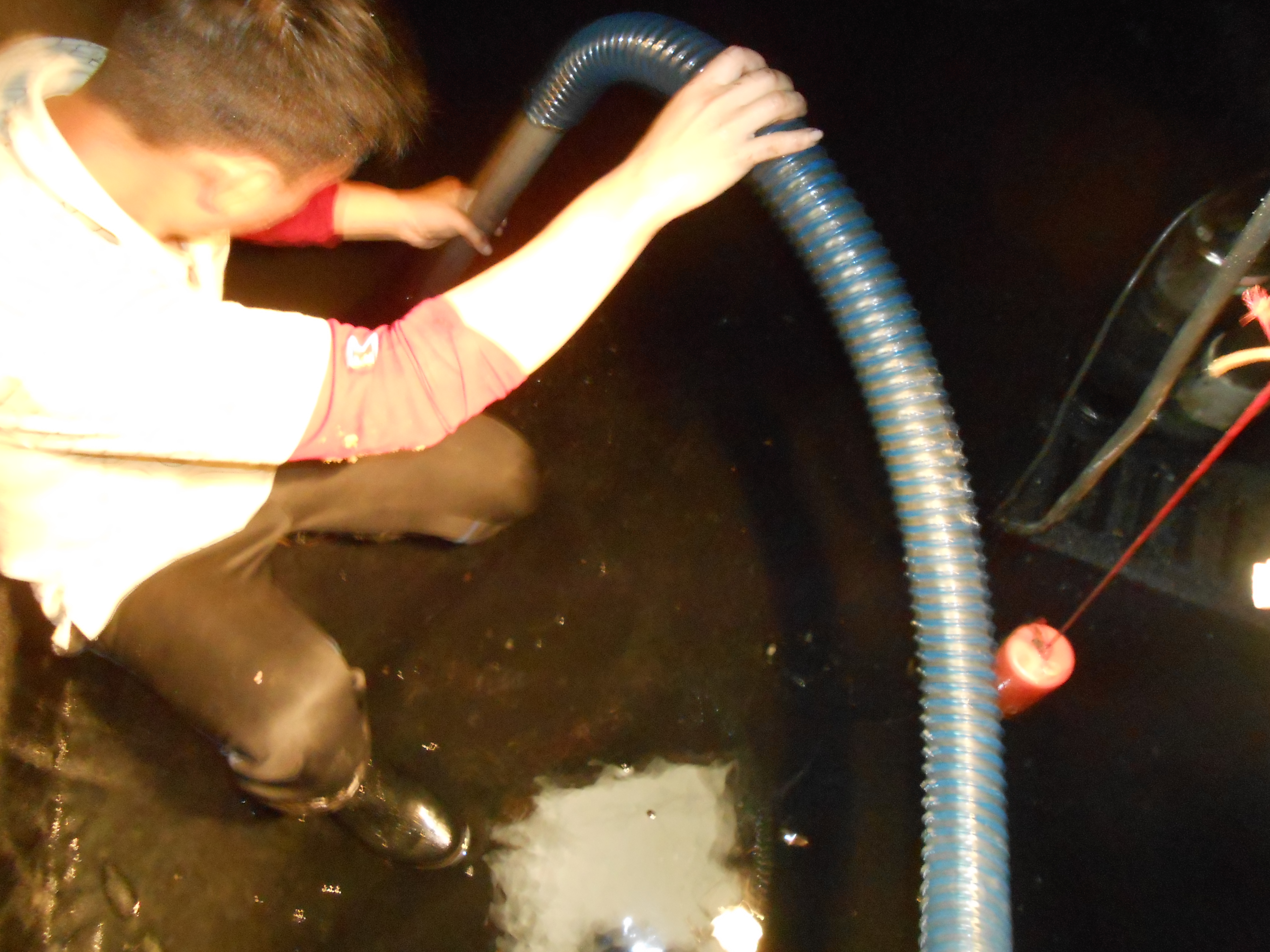 民和國中污水池清理