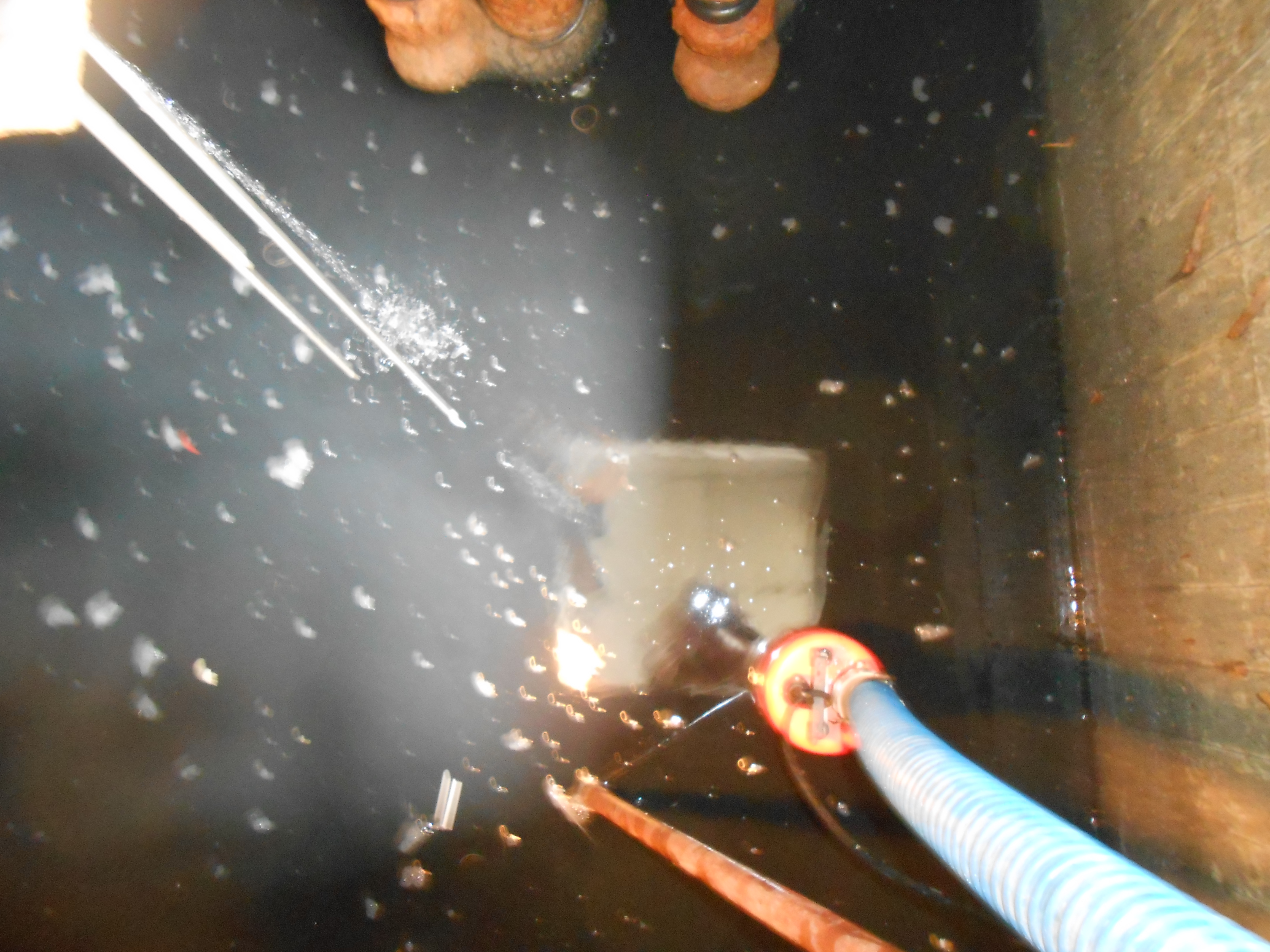 民和國中污水池清理