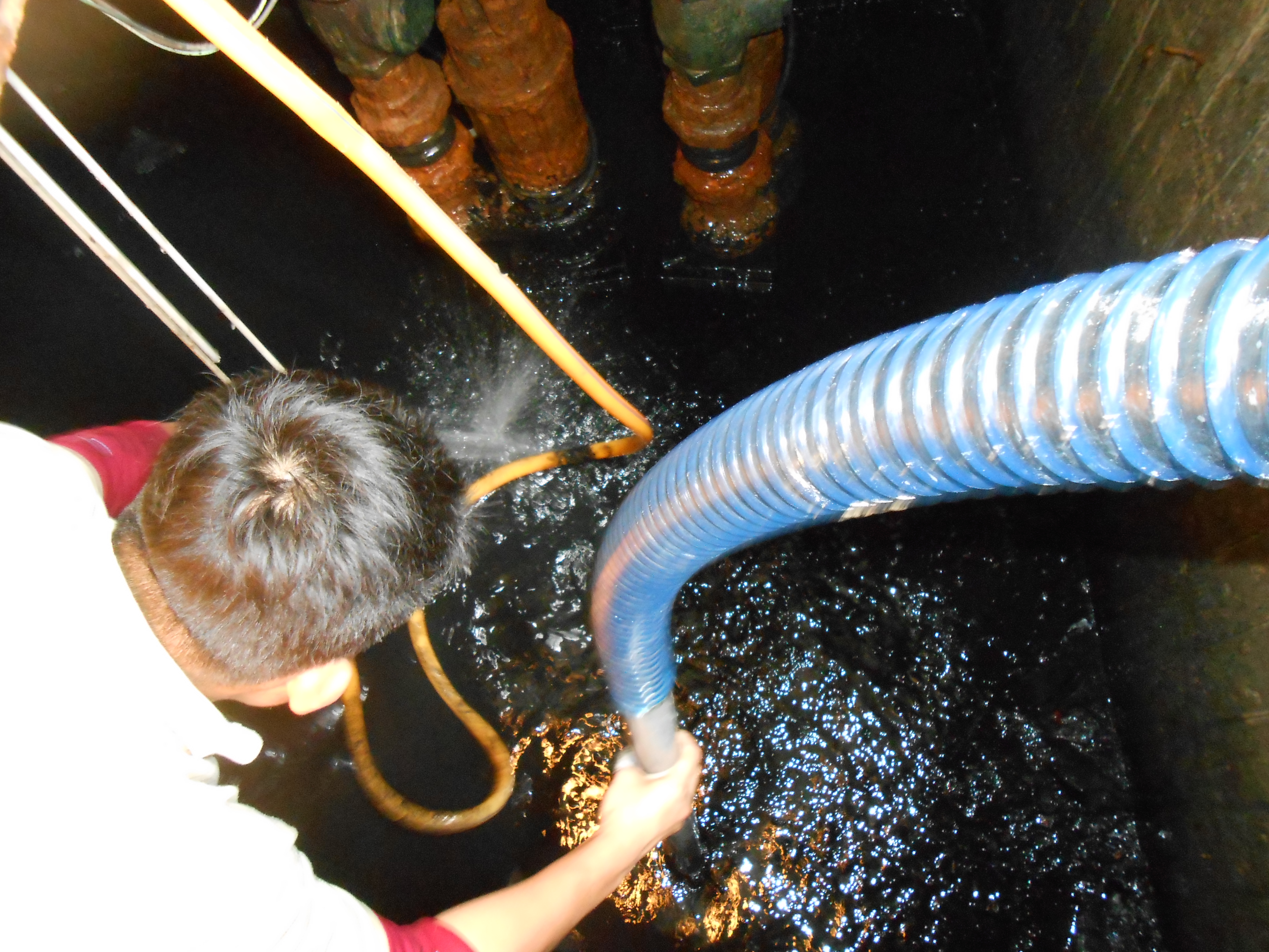 民和國中污水池清理