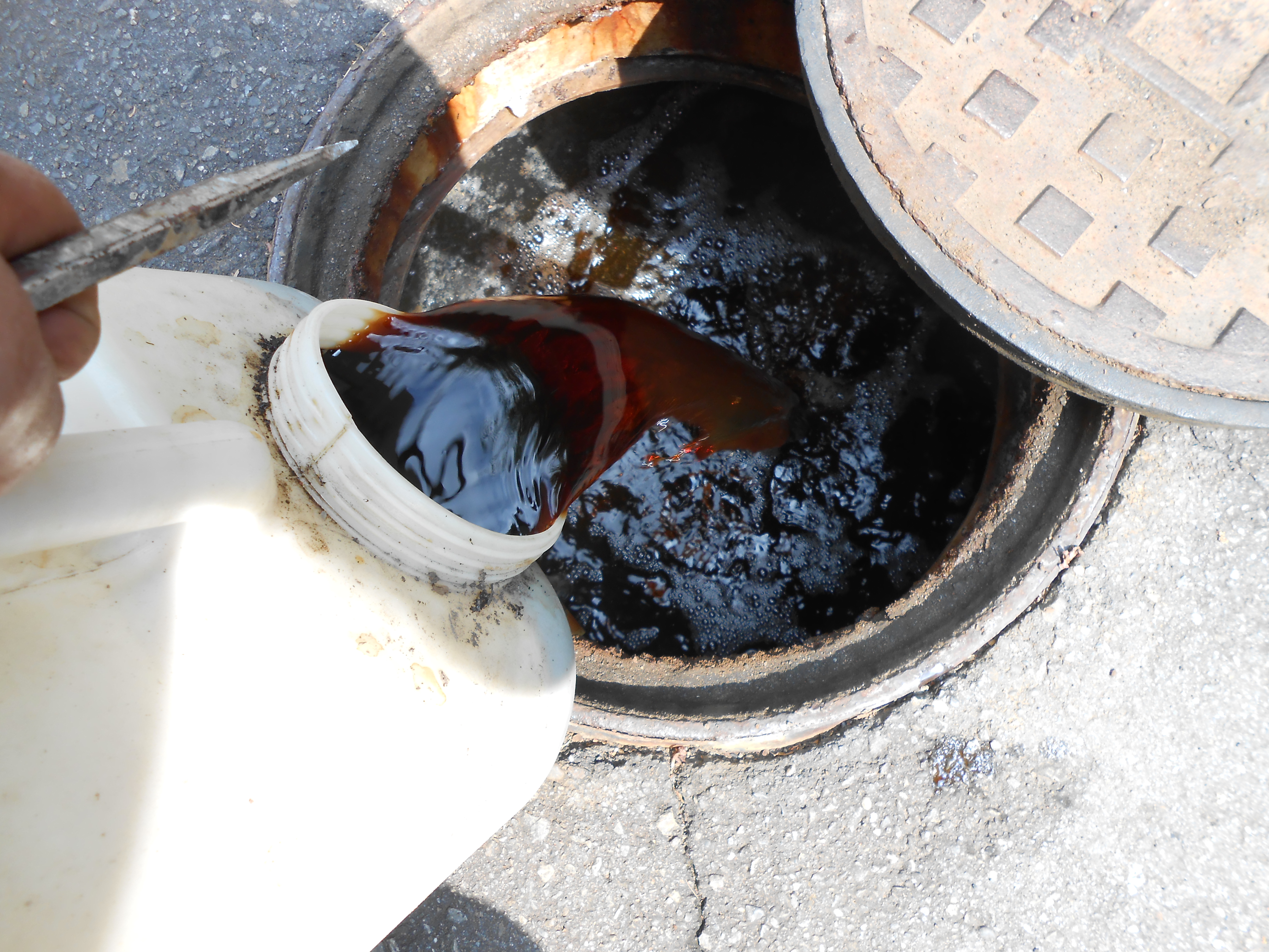 協同中學化糞池倒生物菌