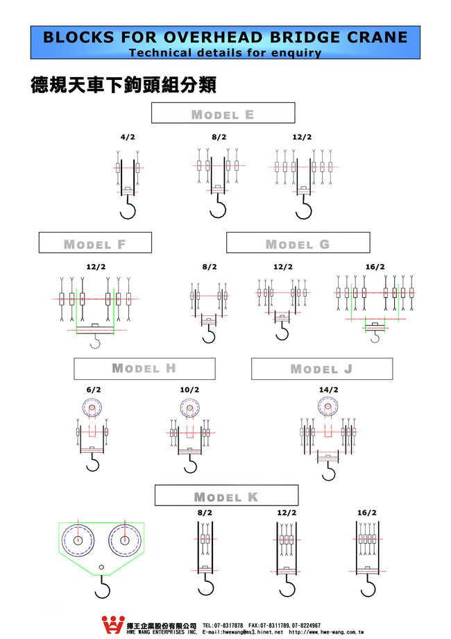 C3-2.德規天車下鉤頭組分類