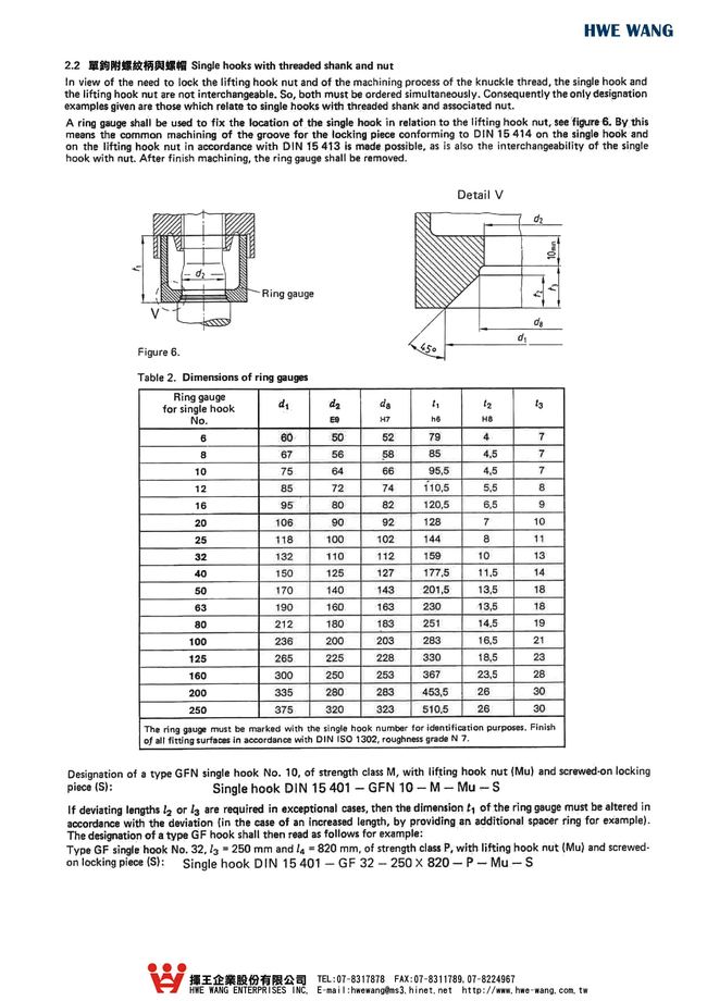 C4-26.單鉤附螺紋柄與螺帽