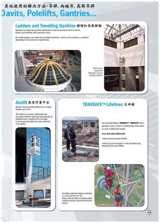 1-13.梯階和高架移動LADDERS