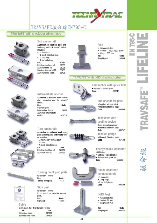 7-43.TRAVSAFE救命線EN795-C