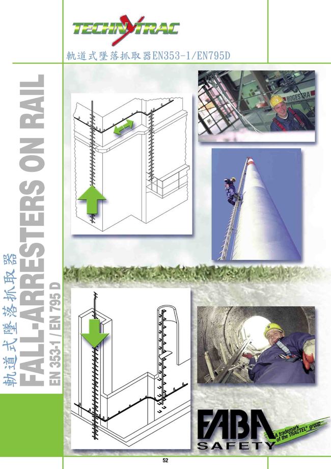 7-52.軌道式墜落抓取器EN353-1/EN795D