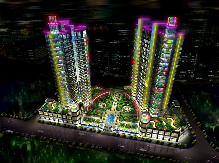 LED亮化工程-大樓照明