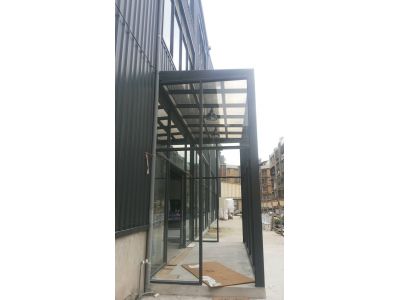 昱達鋁門窗工廠採光罩隔柵-undefined