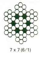 7X7不銹鋼鋼索