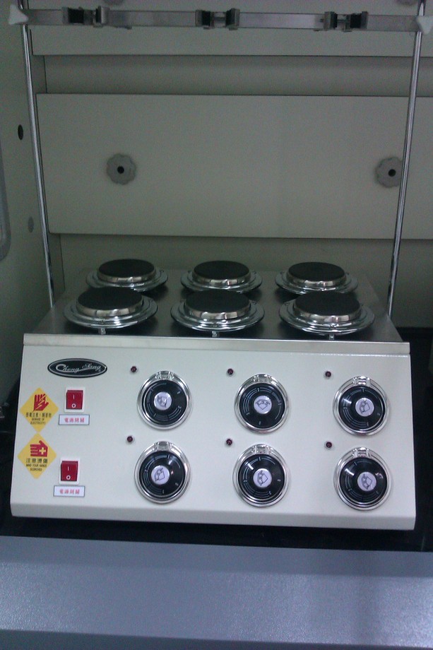 兩排式六孔加熱器