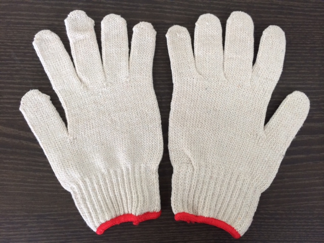 棉紗手套20兩白