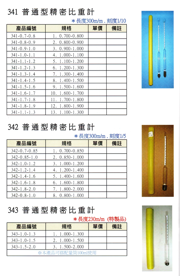 比重計/30cm/刻度1/10