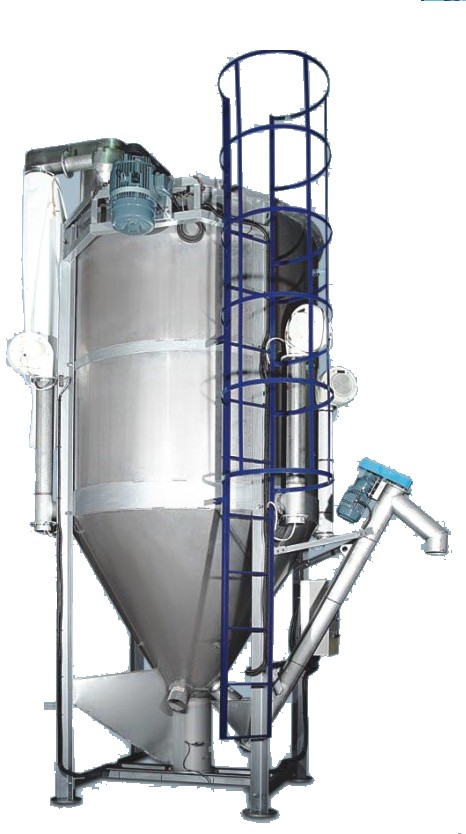 直立熱風式乾燥混合機