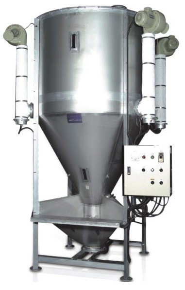直立熱風式乾燥混合機