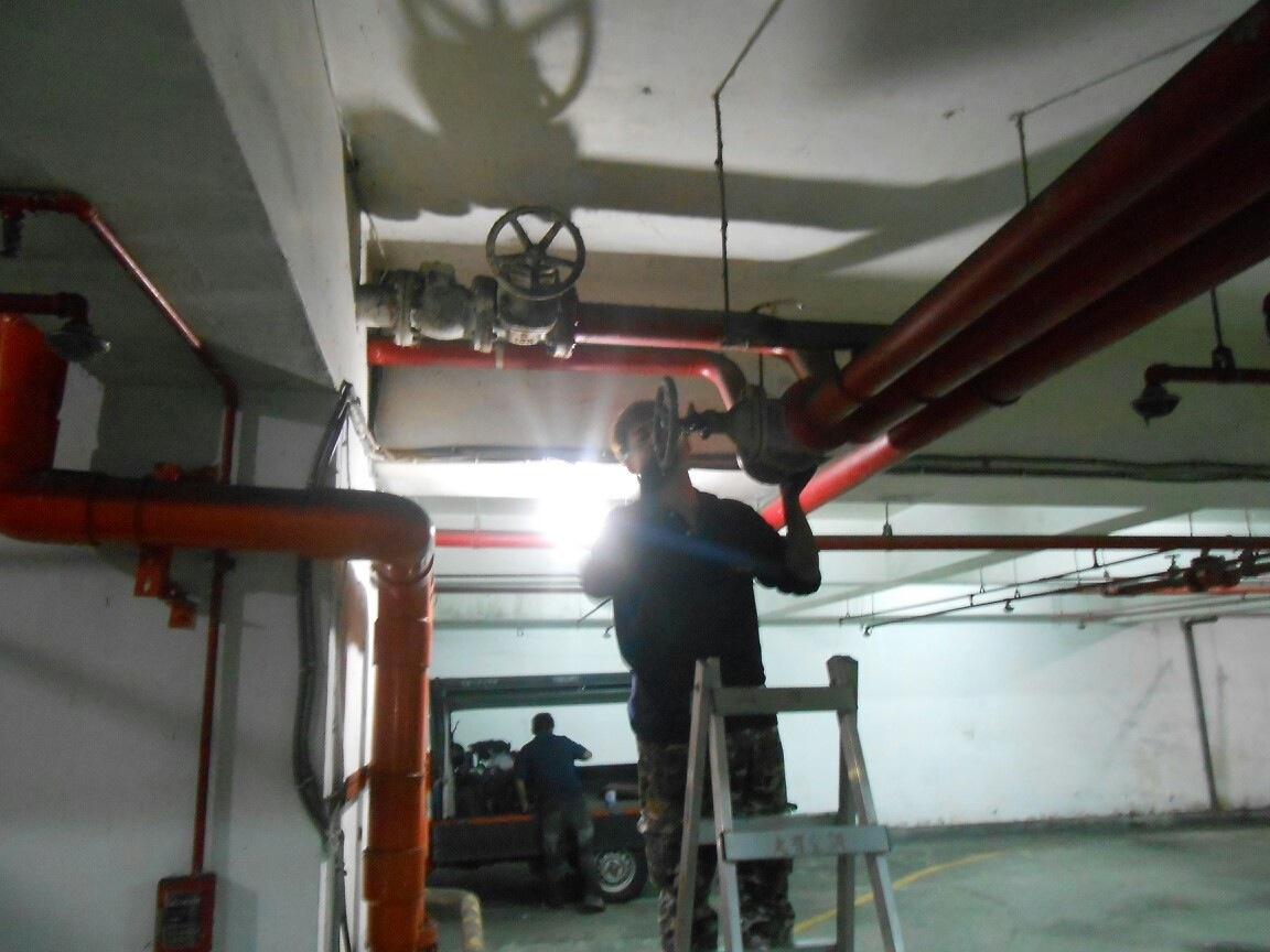 新北市中和區社區大樓消防抽煙馬達維修