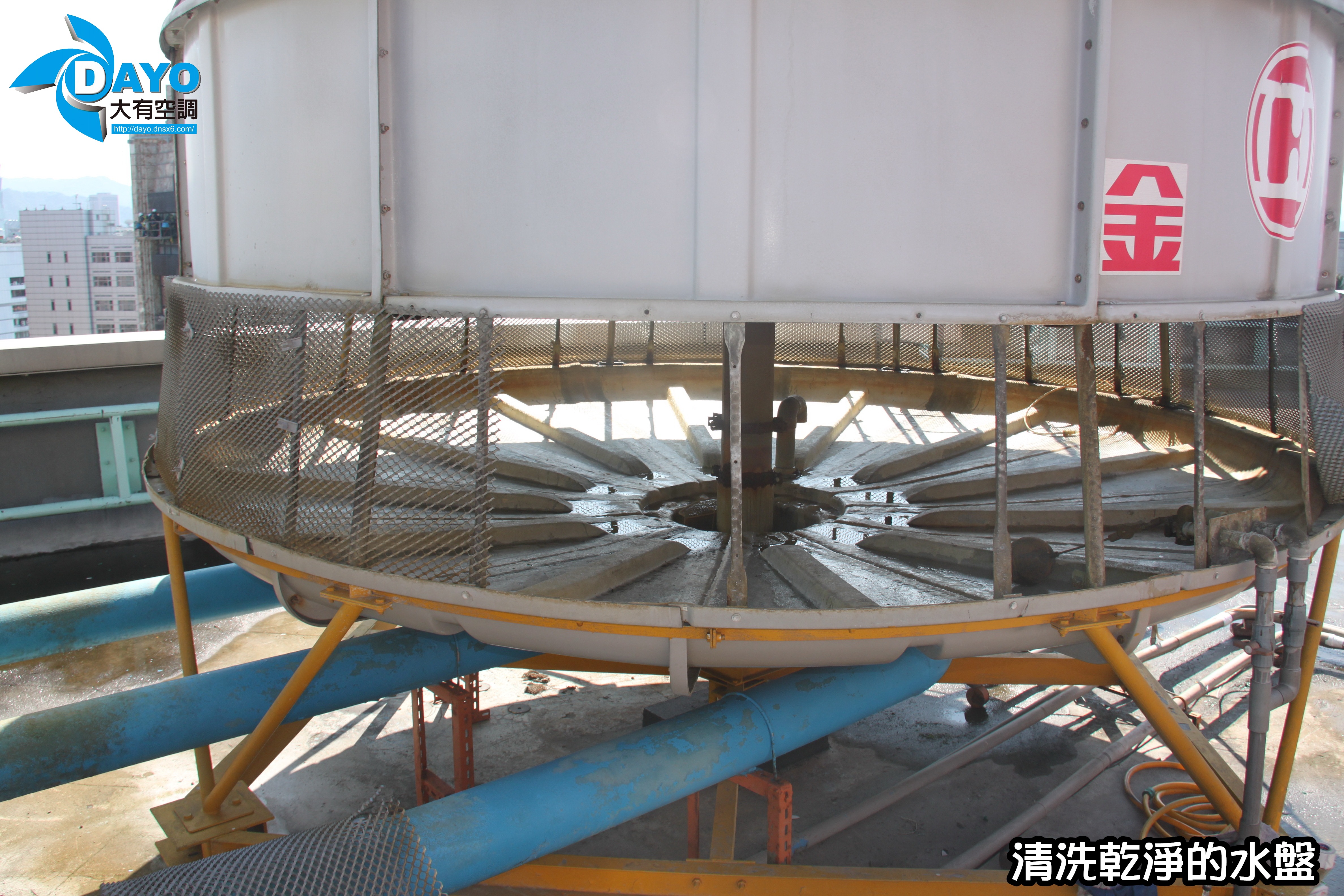台北市松山區300RT冷卻水塔清洗保養