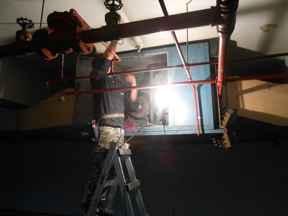 新北市中和區社區大樓消防抽煙馬達維修