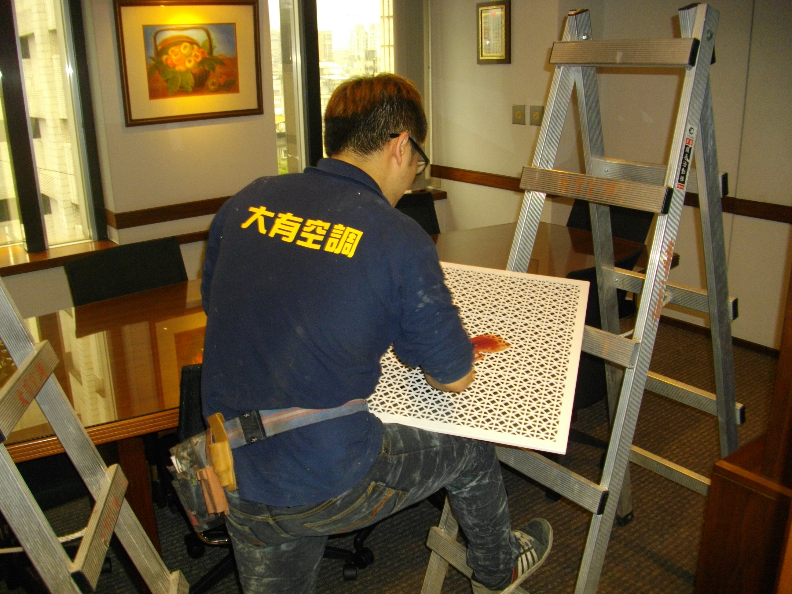 台北市敦化南路辦公室冷氣保養