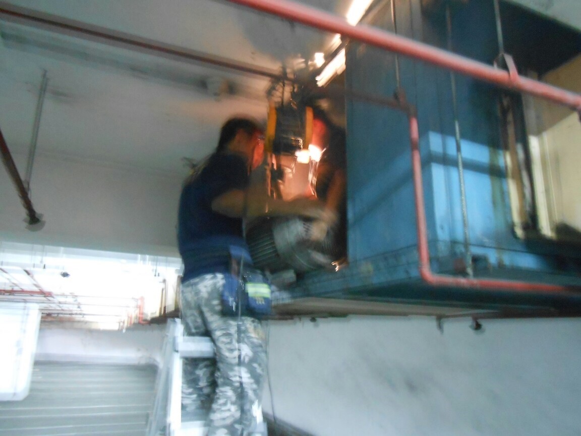 新北市中和區社區大樓消防抽煙馬達維修