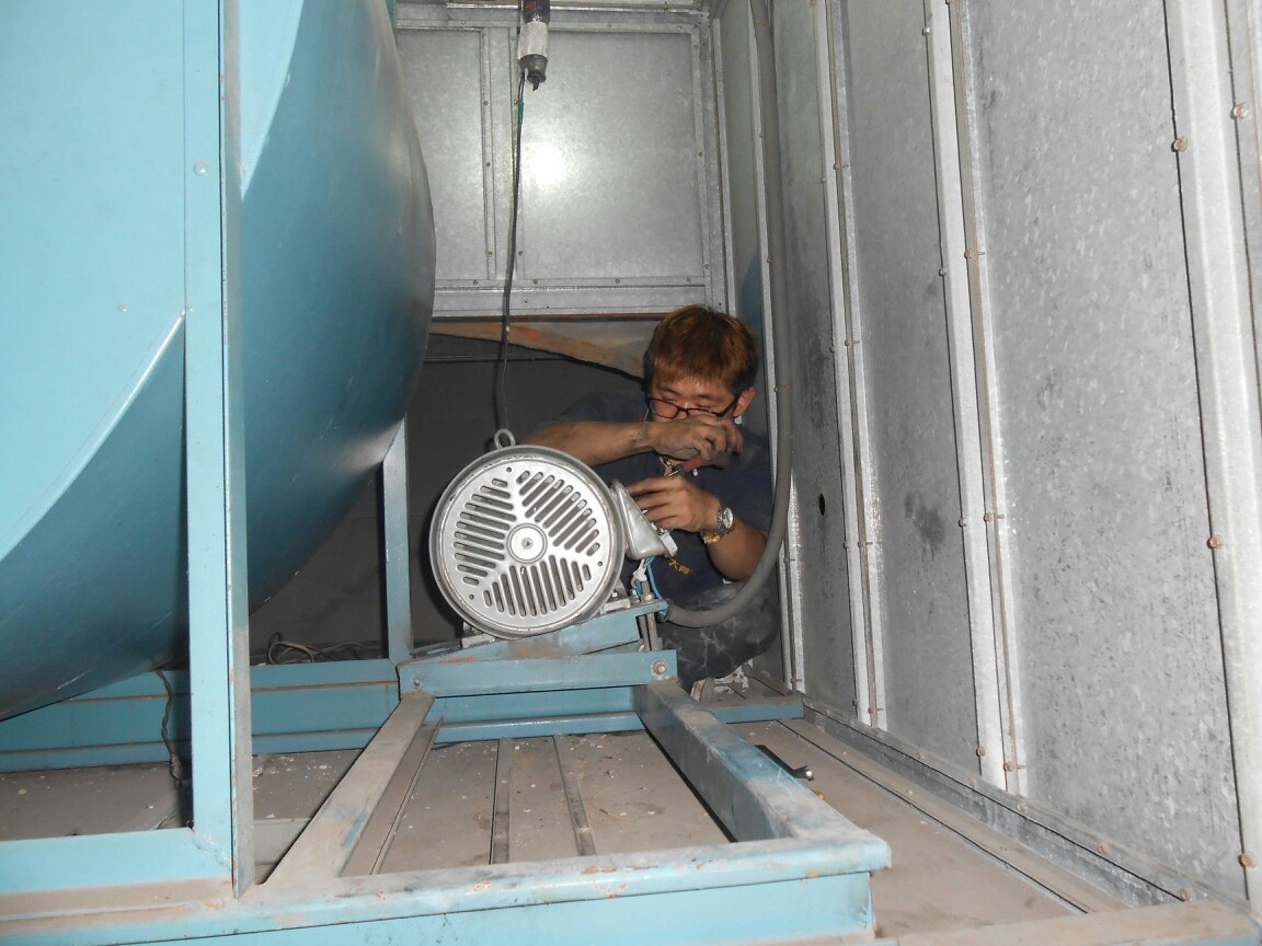 新北市中和區社區大樓消防抽煙馬達維修