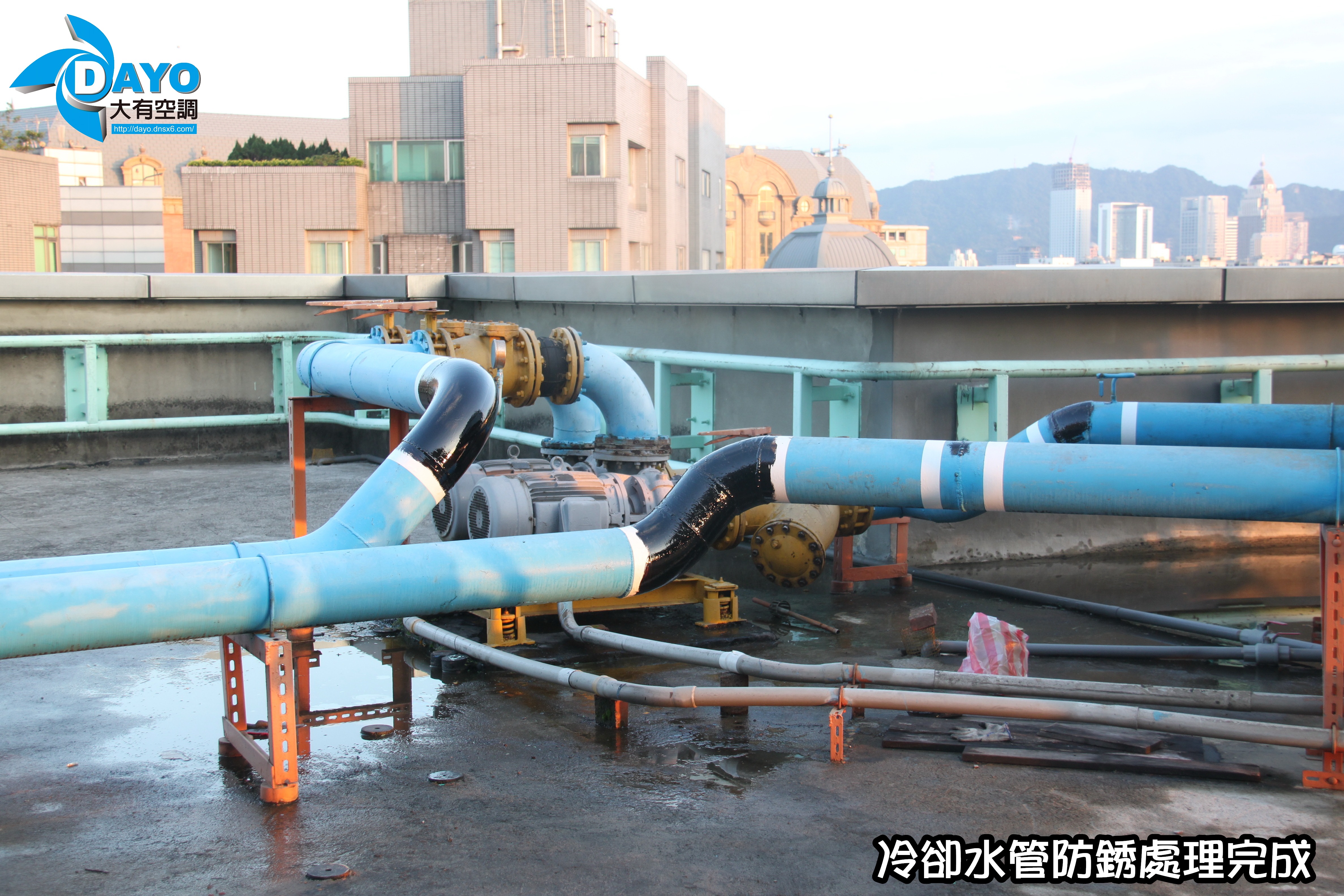 台北市松山區300RT冷卻水塔清洗保養