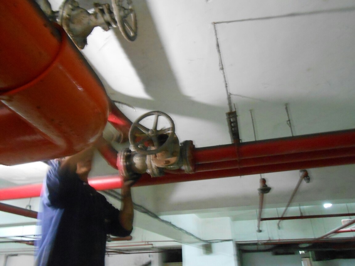 新北市中和區社區大樓消防抽煙馬達維修