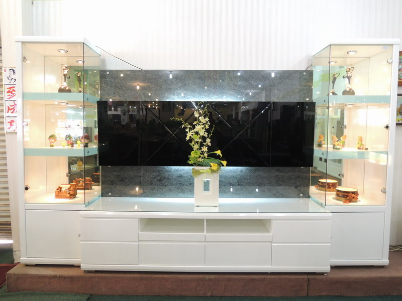 鋼琴烤漆組牆式TV櫃